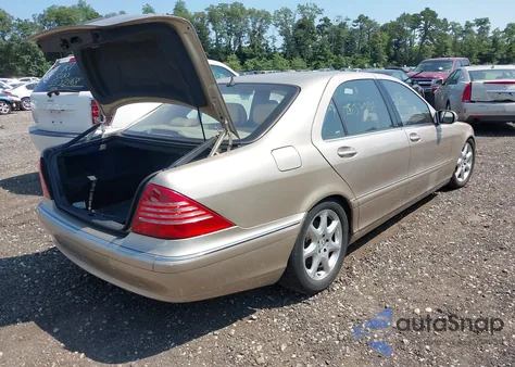 2003 Mercedes-Benz S-Class 5.0L z USA, uszkodzony, nr VIN WDBNG84J33A338704